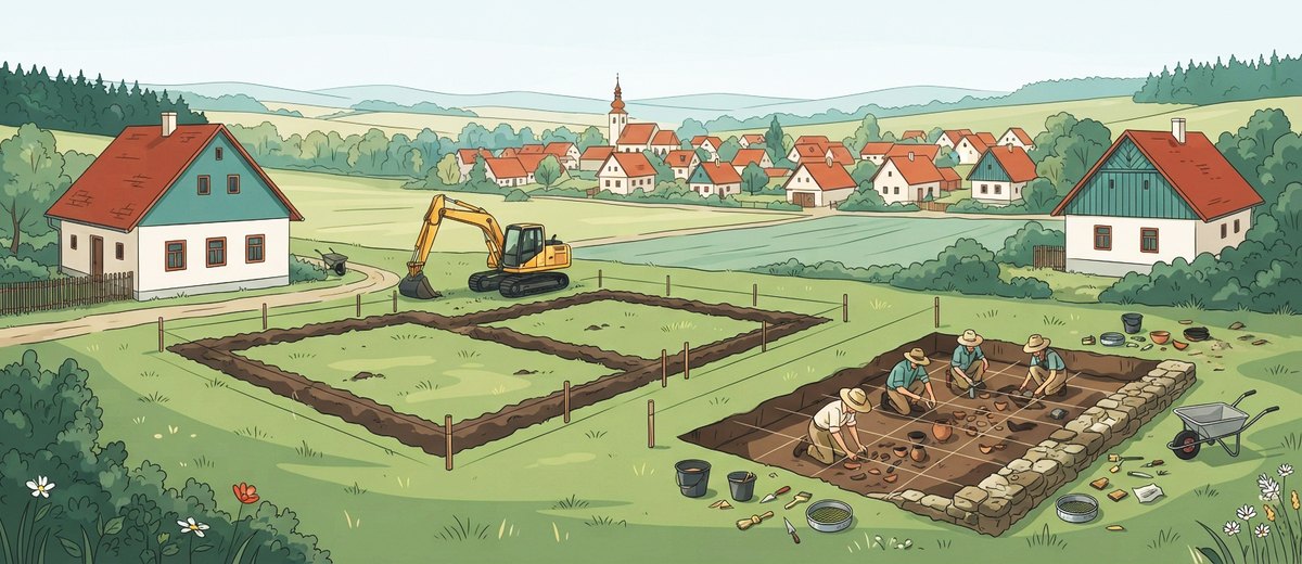 Archeologický výzkum na stavebním pozemku