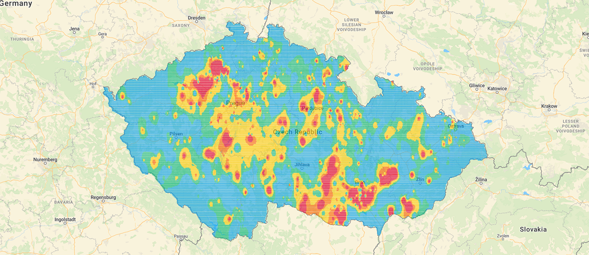 Dusičnany v podzemní vodě v Česku