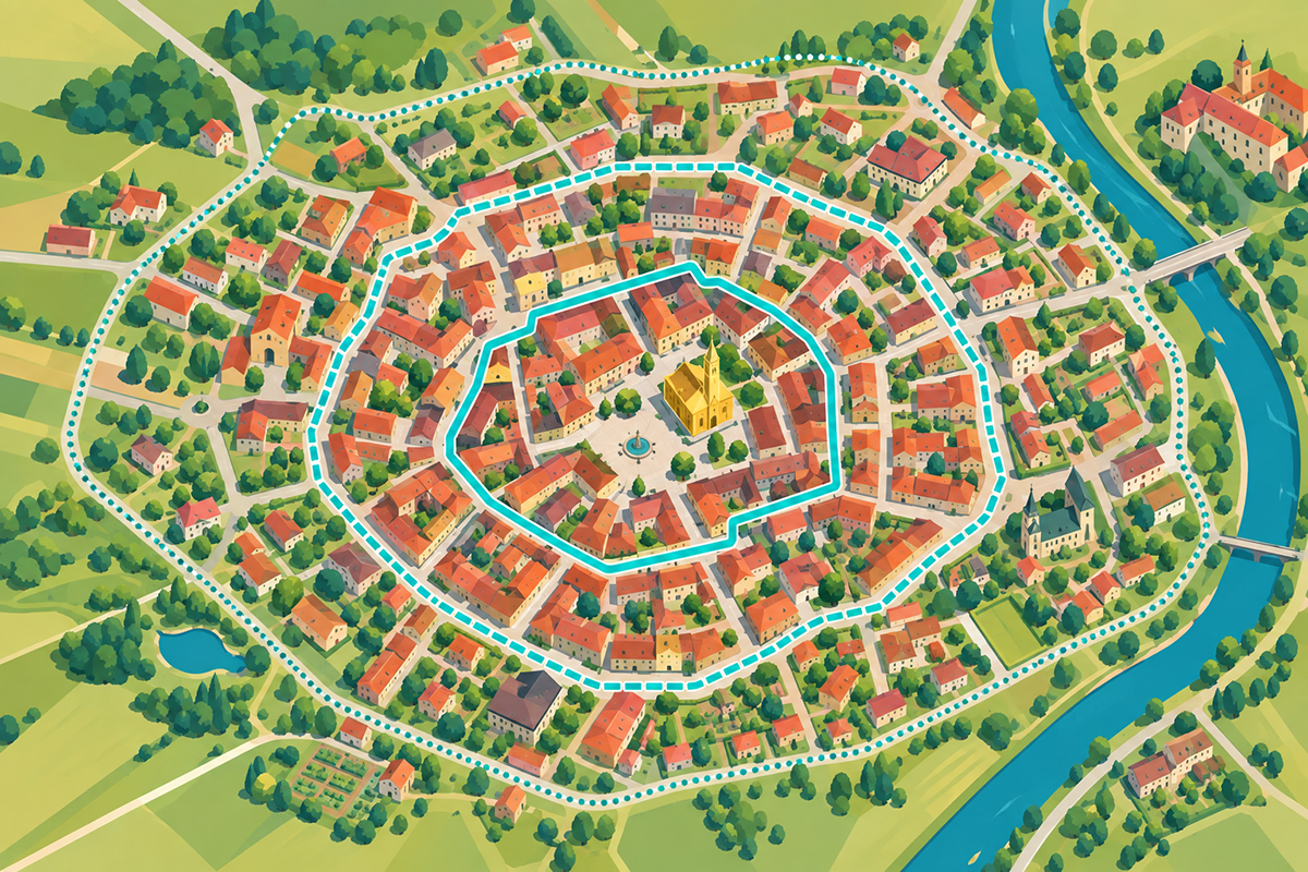 Tři úrovně památkové ochrany — kulturní památka, památková zóna, ochranné pásmo