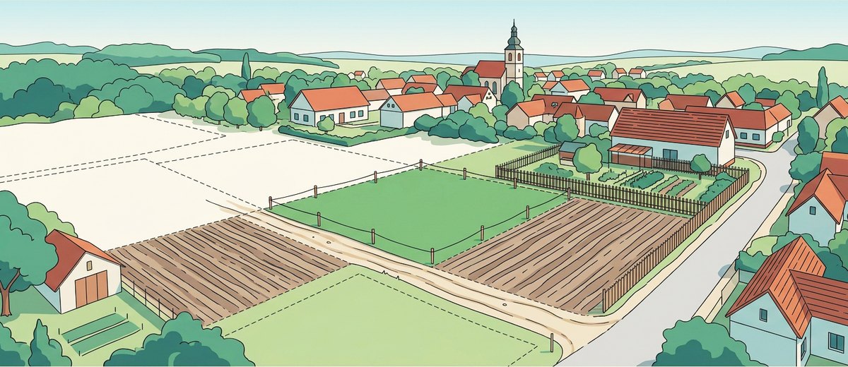 Pozemek, ke kterému vede cesta přes cizí parcelu